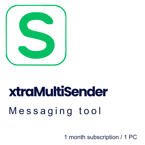 Picture of xtraMultiSender (1 month subscription / 1 PC)